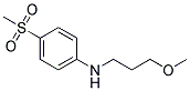 N-(3-METHOXYPROPYL)-N-[4-(METHYLSULFONYL)PHENYL]AMINE Struktur