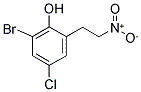 1-(3-BROMO-5-CHLORO-2-HYDROXYPHENYL)-2-NITROETHANE Struktur