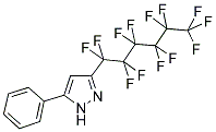 3-PERFLUOROHEXYL-5-PHENYLPYRAZOLE Struktur