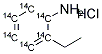 2-ETHYLANILINE HYDROCHLORIDE, [RING-14C(U)] Struktur