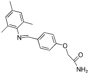 2-(4-((MESITYLIMINO)METHYL)PHENOXY)ACETAMIDE Struktur