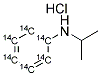 N-ISOPROPYLANILINE HYDROCHLORIDE, [RING-14C(U)] Struktur