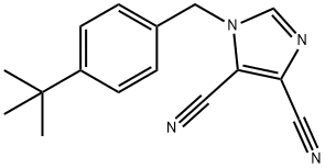 1-[4-(TERT-BUTYL)BENZYL]-1H-IMIDAZOLE-4,5-DICARBONITRILE Struktur