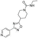 N-ETHYL-4-[3-(PYRIDIN-4-YL)-1,2,4-OXADIAZOL-5-YL]PIPERIDINE-1-CARBOXAMIDE Struktur