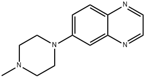 6-(4-METHYLPIPERAZINO)QUINOXALINE Struktur