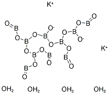 POTASSIUM PENTABORATE TETRAHYDRATE Struktur