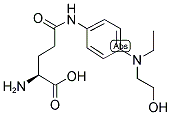 L-GAMMA-GLUTAMYL-P-N-ETHYL-N-HYDROXYETHYLAMINOANILIDE Struktur