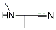 2-METHYL-2-(METHYLAMINO)PROPANENITRILE Struktur