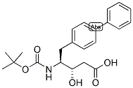 BOC-(3S,4S)-4-AMINO-3-HYDROXY-5-(4'-PHENYL)PHENYLPENTANOIC ACID Struktur