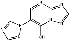 6-(1H-1,2,4-TRIAZOL-1-YL)[1,2,4]TRIAZOLO[1,5-A]PYRIMIDIN-7-OL Struktur