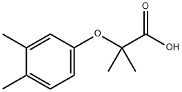 2-(3,4-DIMETHYL-PHENOXY)-2-METHYL-PROPIONIC ACID Struktur