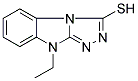 9-ETHYL-9H-[1,2,4]TRIAZOLO[4,3-A]BENZIMIDAZOLE-3-THIOL Struktur