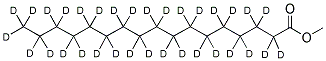 METHYL HEPTADECANOATE-D33 Struktur