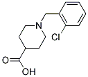 1-(2-CHLORO-BENZYL)-PIPERIDINE-4-CARBOXYLIC ACID Struktur