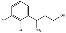 3-AMINO-3-(2,3-DICHLORO-PHENYL)-PROPAN-1-OL Struktur