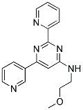 N-(2-METHOXYETHYL)-2-PYRIDIN-2-YL-6-PYRIDIN-3-YLPYRIMIDIN-4-AMINE Struktur