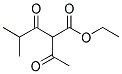 2-ACETYL-4-METHYL-3-OXO-PENTANOIC ACID ETHYL ESTER Struktur