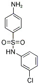 4-AMINO-N-(3-CHLORO-PHENYL)-BENZENESULFONAMIDE Struktur