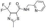 N-(2-PYRIDINYLMETHYL)-2-METHYL-4-(TRIFLUOROMETHYL)THIAZOLE-5-CARBOXAMIDE Struktur