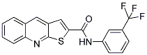 N-[3-(TRIFLUOROMETHYL)PHENYL]THIENO[2,3-B]QUINOLINE-2-CARBOXAMIDE Struktur