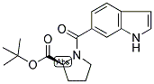 (L)-[(INDOL-6-YL)CARBONYL]PROLINE TERT-BUTYL ESTER Struktur