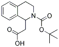 1-CARBOXYMETHYL-3,4-DIHYDRO-1H-ISOQUINOLINE-2-CARBOXYLIC ACID TERT-BUTYL ESTER Struktur