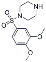 1-[(3,4-DIMETHOXYPHENYL)SULFONYL]PIPERAZINE Struktur