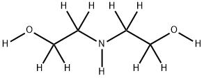 BIS(2-HYDROXYETHYL)AMINE-D11 Struktur