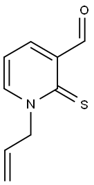 1-ALLYL-2-THIOXO-1,2-DIHYDROPYRIDINE-3-CARBALDEHYDE Struktur