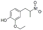 1-(3-ETHOXY-4-HYDROXYPHENYL)-2-NITROPROPANE Struktur