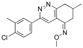 AZA(3-(4-CHLORO-3-METHYLPHENYL)-7-METHYL(6,7,8-TRIHYDROCINNOLIN-5-YLIDENE))METHOXYMETHANE Struktur