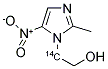 METRONIDAZOLE, [HYDROXYETHYL-1-14C] Struktur