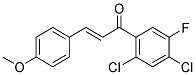 2',4'-DICHLORO-5'-FLUORO-4-METHOXYCHALCONE Struktur