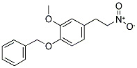 1-(4-BENZYLOXY-3-METHOXYPHENYL)-2-NITROETHANE Struktur