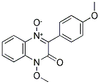 1-METHOXY-3-(4-METHOXYPHENYL)QUINOXALIN-2(1H)-ONE 4-OXIDE Struktur