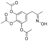 (3,4,5-TRIACETOXYPHENYL)ACETONE OXIME Struktur