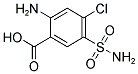 2-AMINO-5-AMINOSULFONYL-4-CHLOROBENZOIC ACID Struktur