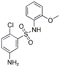 5-AMINO-2-CHLORO-N-(2-METHOXY-PHENYL)-BENZENESULFONAMIDE Struktur