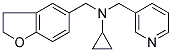 N-CYCLOPROPYL-N-((2,3-DIHYDROBENZOFURAN-5-YL)METHYL)-3-PYRIDINEMETHANAMINE Struktur