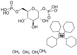 GLUCOSE-1,6-BISPHOSPHATE TETRACYCLOHEXYL-AMMONIUM SALT TETRAHYDRATE Struktur