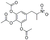 1-(3,4,5-TRIACETOXYPHENYL)-2-NITROPROPANE Struktur