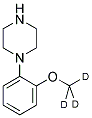 1-(O-METHOXYPHENYL)-PIPERAZINE-D3 Struktur