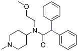 2,2-DIPHENYL-N-(2-METHOXYETHYL)-N-(1-METHYLPIPERIDIN-4-YL)ACETAMIDE Struktur