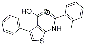 2-[(2-METHYLBENZOYL)AMINO]-4-PHENYLTHIOPHENE-3-CARBOXYLIC ACID Struktur