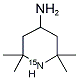 4-AMINO-2,2,6,6-TETRAMETHYLPIPERIDINE-1-15N Struktur