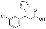 3-(3-CHLOROPHENYL)-3-(1H-PYRROL-1-YL)PROPANOIC ACID Struktur