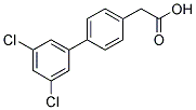 (3',5'-DICHLORO-BIPHENYL-4-YL)-ACETIC ACID Struktur