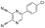 5-(4-CHLOROPHENYL)PYRAZINE-2,3-DICARBONITRILE Struktur