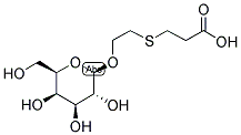 2-(2-CARBOXYETHYLTHIO)-ETHYL BETA-D-GALACTOPYRANOSIDE Struktur