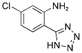 5-(2-AMINO-4-CHLOROPHENYL)TETRAZOLE Struktur